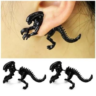 1 pár módních náušnic Strašidelné dinosauří monstrum Pterosauří náušnice Halloween Mimozemská móda Skvělé dárky pro ženy a muže