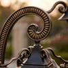 Aluminum Outdoor Wall Lantern Ornate Light Fixture Retro Vintage