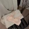 Thin hollow jelly soft support fixed cup underwear women's seamless lift small breasts gather and close the double breasts beautiful back bra