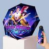 Kpop Demon Hunters Manual Five Fold 8 Rib Umbrella Support Custom Text, Lightweight Travel Umbrella