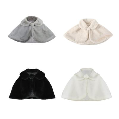 Bridesmaid Tippet Children's Warm Cloak Baby Outwear Shawl Winter Accessories for Special Occasion