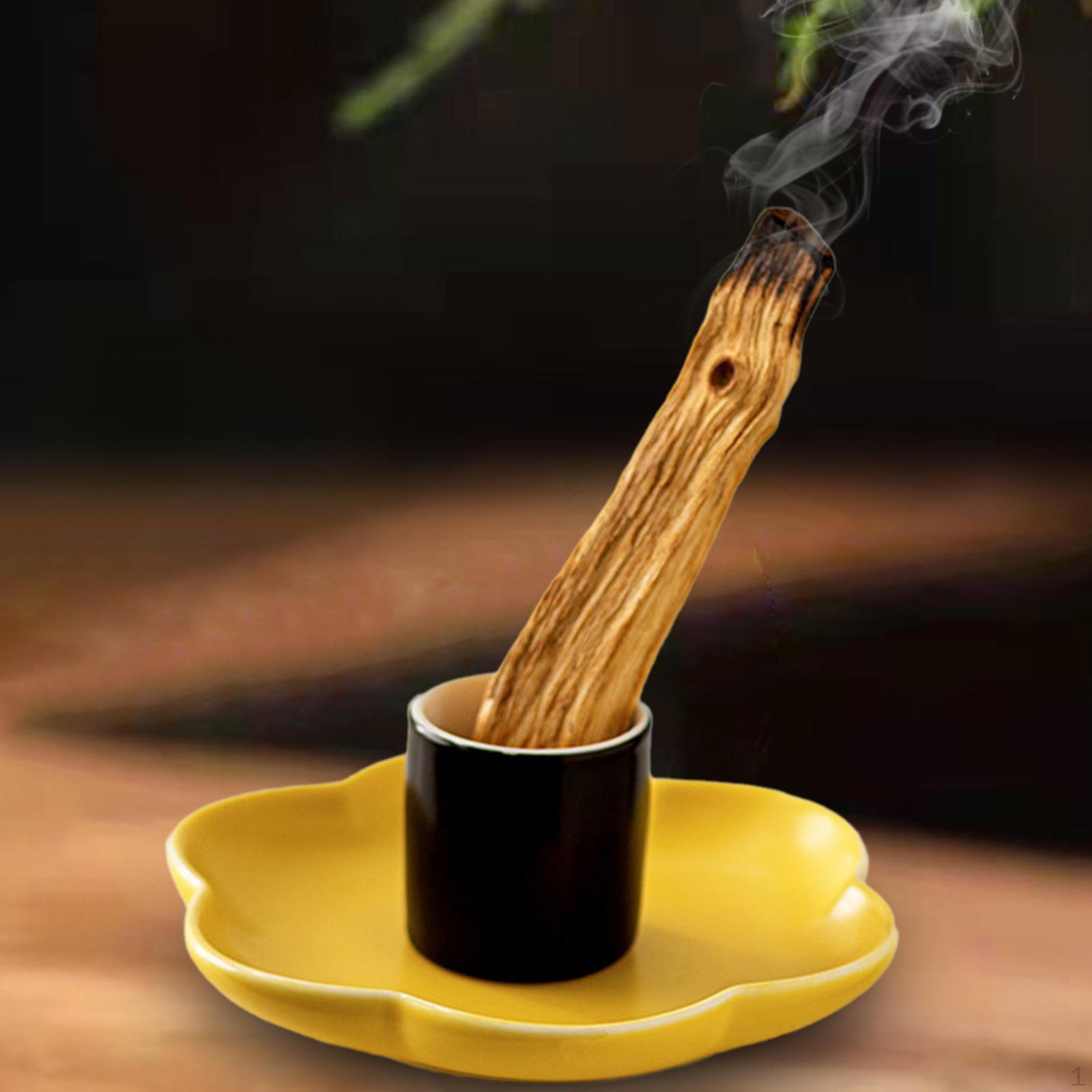 

Керамический подсвечник, украшение для благовоний, украшение ручной работы, подставка для горелки