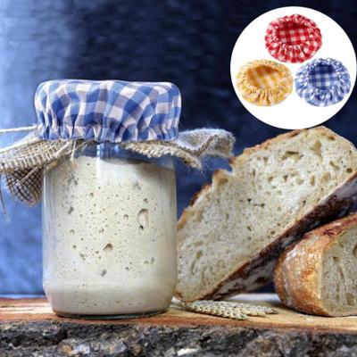 1PC Cotton Cloth Fermentation Bottle Cover Portable Reusable Fermentation Cheese Fabric Lids Multifunction Dust Cover