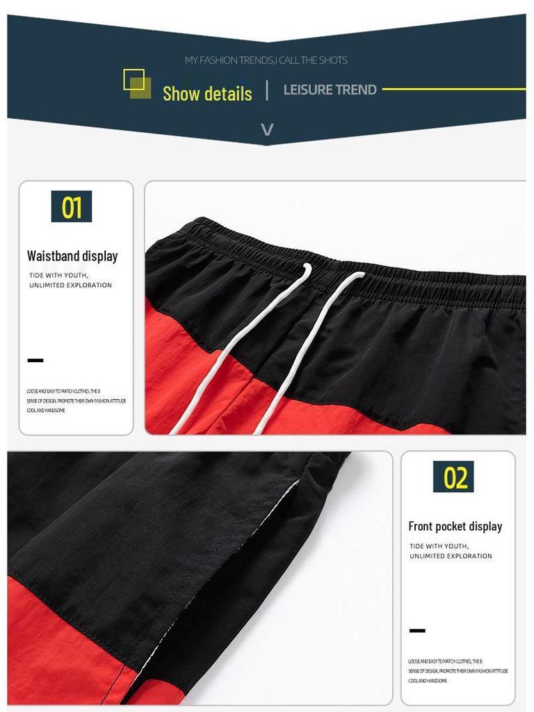 2026 Trendy Two-Tone Ice Silk Quick-Dry Unisex Running Shorts