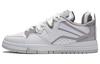 LiNing Wave Pro Anti-Slip Wear-Resistant Low-Top Skateboard Shoes Mist White Silver Fish Gray AECT025-2