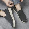 New Men Casual Shoes Slip On Canvas Loafers Comfortable Walking Flats for Man Non Slip Soft Moccasins Sneakers Driving Shoes