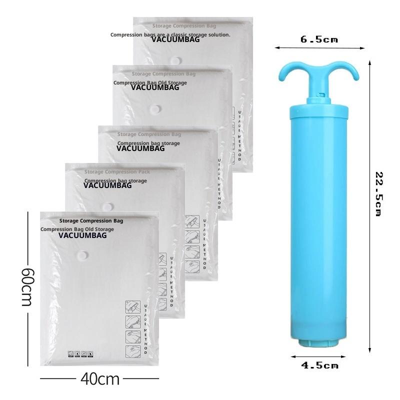 Vacuum Storage Bags Travel Reusable Organizers Vacuum Sealer Bags For Clothing Compressed With Pump