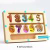 Montessori Magnetisk Fargesorteringsspill Maze Board Pen Moving Perle Games Trekontroll Sensorisk lek Pedagogiske leker for barn