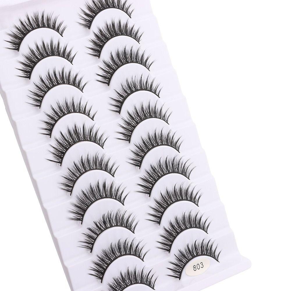 Full Strip False Eyelashes Handmade Fake Eyelash 3D Faux Mink Lash Eye Lash Extension