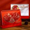 Foldable Desktop Calendar Chinese Style Schedule Planner 2026 Desk Calendar  Desktop Decorations