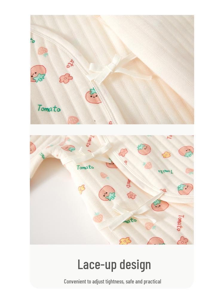 Prošívaná novorozenecká kombinéza - Teplé kojenecké oblečení na podzim/zimu, Velikost 52 (0-3 měsíce), Třída A.