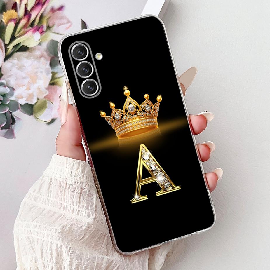 For Samsung Galaxy S24 FE Case S24 Plus New Crown Letters Cover Soft Slim Phone Case For Samsung S24 Ultra S 24 S24+ S24FE Shell