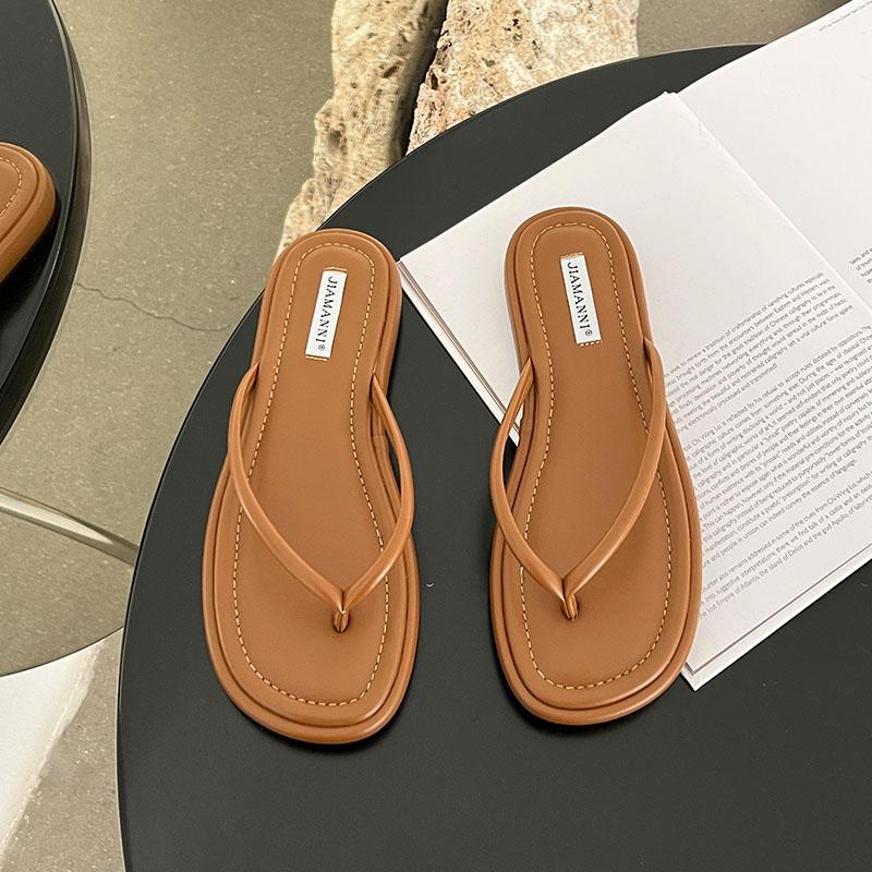 Fashion Female Summer Beach Slides Flip Flops Women Flats Slippers Shoes Casual Fashion Round Toe Ladies Flats Slippers Shoes