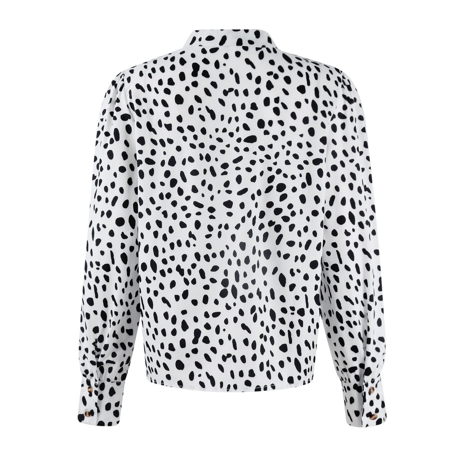 Новое модное платье-рубашка с длинными рукавами и V-образным вырезом XXL белый — фото 8