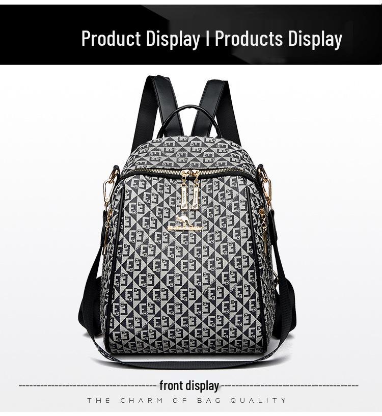 Ultra-Soft Leather Women's Double Shoulder Bag & Backpack - 2024 Fashion Style, Large Capacity, Perfect for Travel & Casual Use