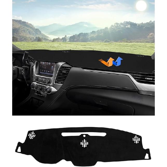Autorder Dashboard Cover Mat For 1994-1997 Chevrolet Chevy S10 Blazer/GMC Jimmy Sonoma&1996 1997 Olds Oldsmobile Bravada Accessories Dash Cover