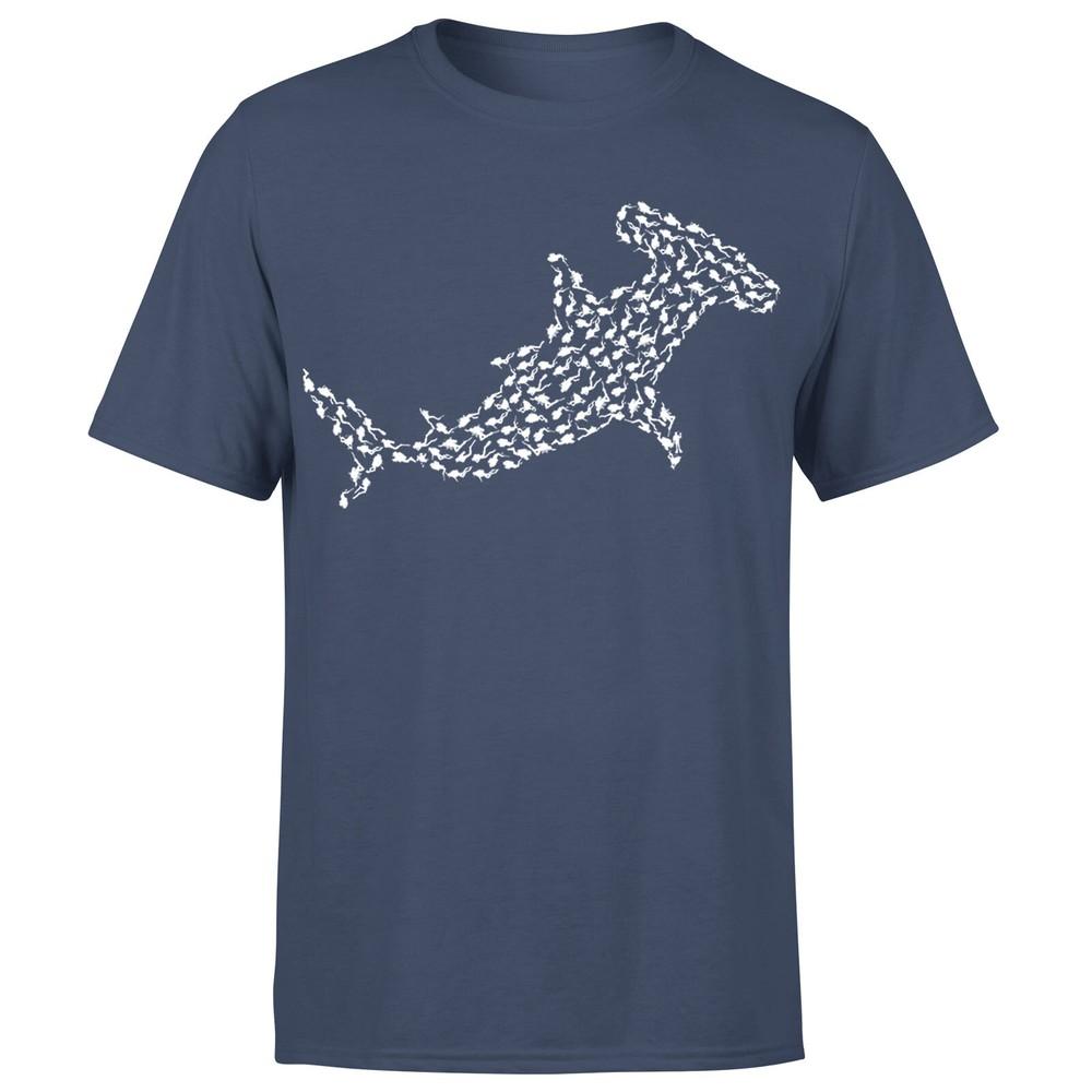 Hammerhead Shark Open Water Mens TShirt Funny Scuba Diving TeeOrP1A