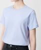MUSINSA STANDARD WOMAN Women'S Basic Crew Neck T-Shirt [Serenity Blue]