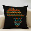 Map of Africa Geometrics Sofa Decorative Pillow Case African Pattern Cushion Cover LinenThrow Pillowcase