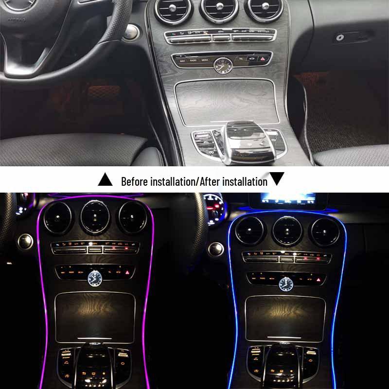 Mercedes-Benz C-Class GLC260 LED Interior Ambient Light Modification