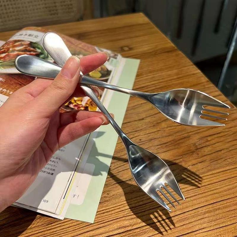 Edelstahl Rundlöffel Net Rot Golden Dinner Langer Griff Rühren Dessertlöffel Für Küchenzubehör Gadgets