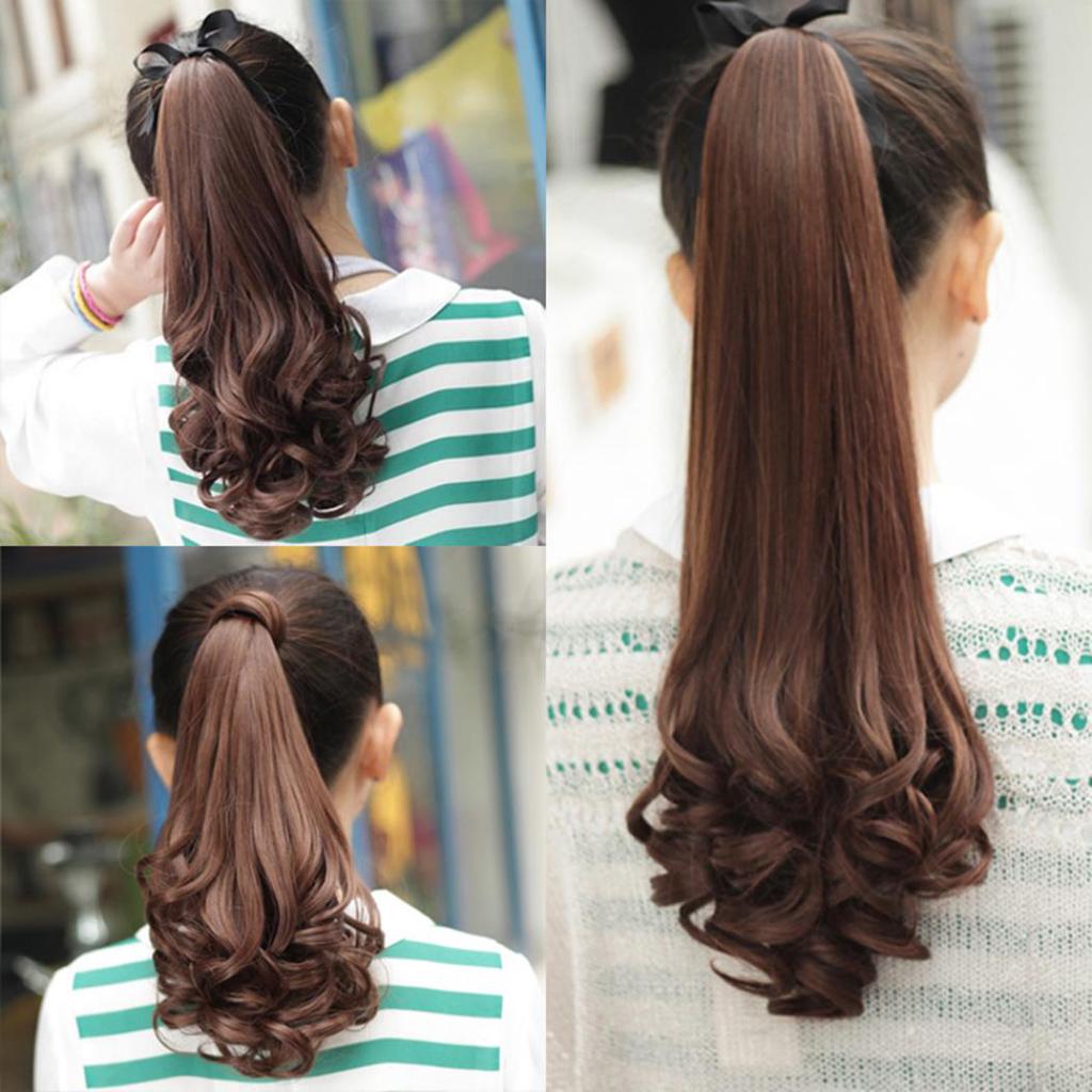 Novyj Dlinnyj Pryamoj Curly Hvost Volosy Rasshirenie Obernut Vokrug Lenty Klip V Volosah Horoshaya Cena Kupit Po Nizkim Cenam V Internet Magazine Joom