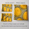 Yellow Concentric Circles. Bedding Duvet Cover Sets Duvet Covers Pillowcases Gifts (1 * Duvet Cover 2 * Pillowcases, Without Duvet Insert)