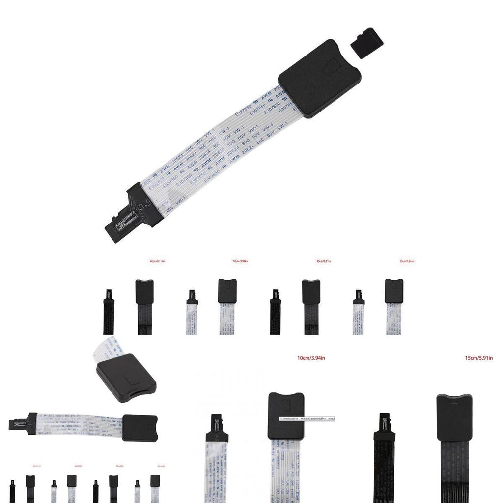 Premium Quality Tf To Micro Sd Card Extension Cable Flexible Adapter For Phones And Gps