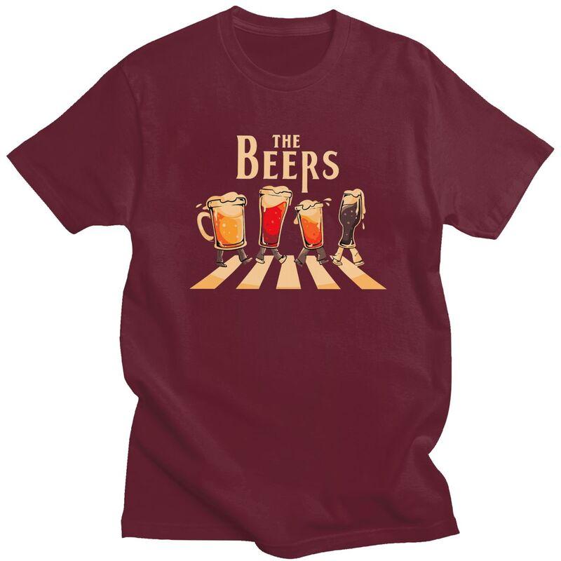 Individuelles The Beers T-Shirt für Herren 100% Baumwolle T-Shirt Mode T-Shirts T-Shirt Slim Fit Kleidung Geschenk