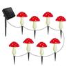 Mushroom Solar Light Soft Glow Automatic Charging Easy To Install Outdoor Waterproof Solar