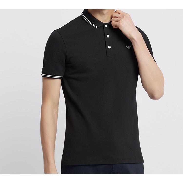 Emporio Armani Polo Shirt Men's Black 8N1F2B-1JPTZ-0999