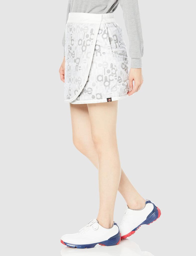 Golfová oboustranná sukně Water 1 [New Balance] (Pružný/Odolný proti ohybu/Větruodolný) / Dámské / 012-1234507 030_Bílá [M]