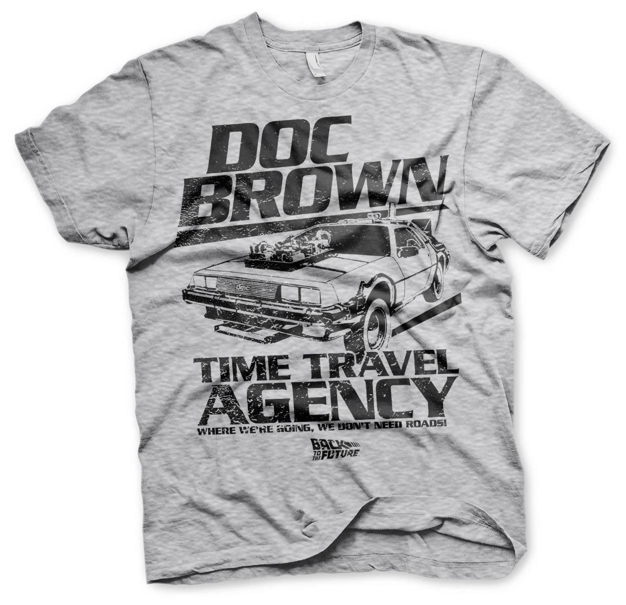 Back to the Future Doc Brown Marty McFly Official Mens Unisex T-Shirt M