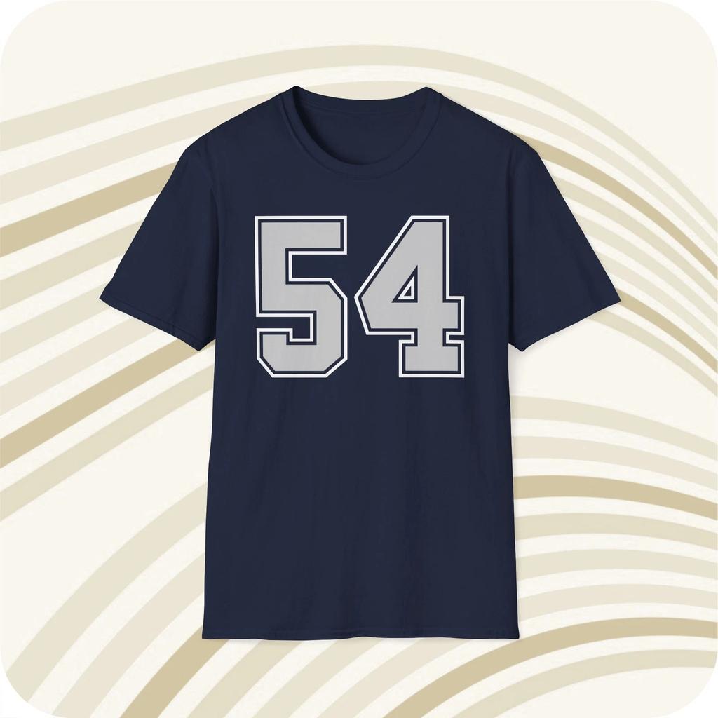 Randy White #54 Dallas Cowboys NFL Jersey T Shirt - Front & Back Print