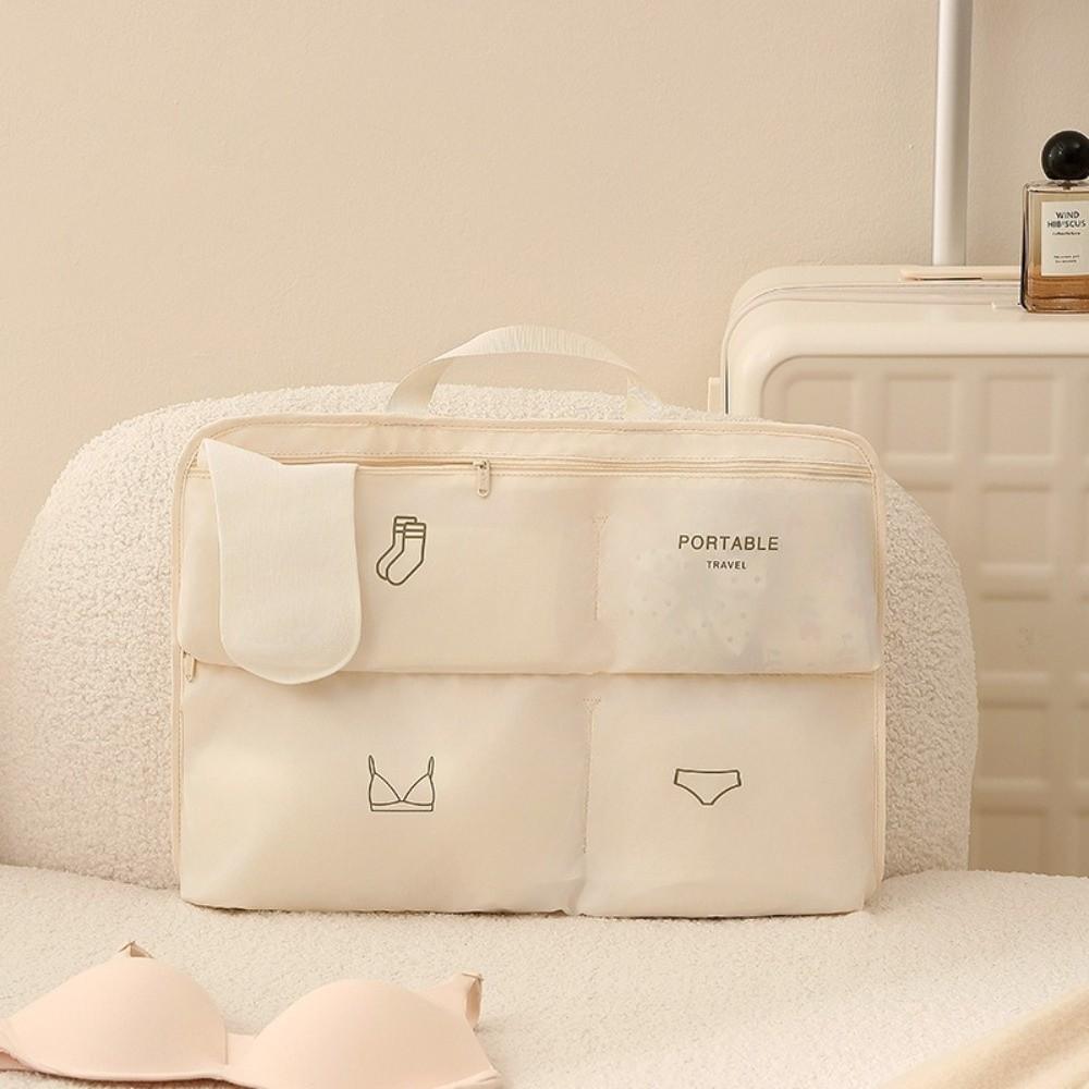 Lightweight Clothes Storage Bag Foldable Divided Storage Bag  Dorm Room Organization