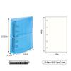 Mini M5 Transparent Notebook with Candy Color Loose-Leaf, Blank, Lined, Grid, and Vertical Pages