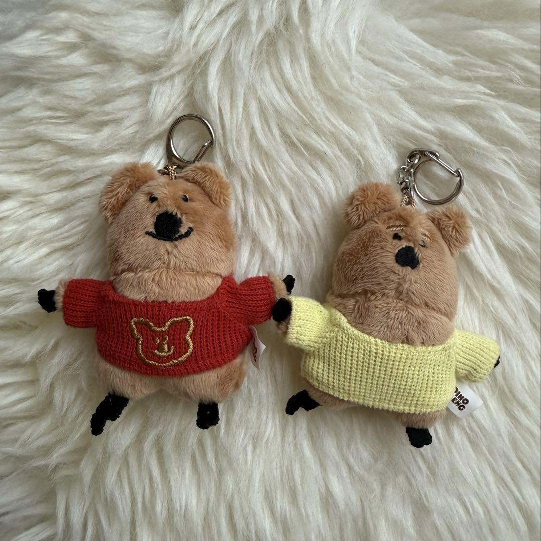 

[USED] Dinotaeng Dinoten Plush Mascot Keychain Strap
