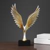 Flying Bird Sculptures Statue Spreading Wings Office Desktop Decor