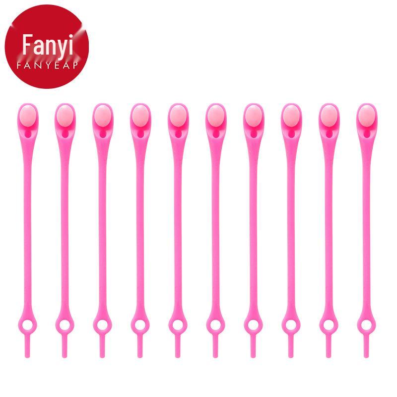 Silicone No-Tie Shoelaces with Free Shipping - 10Y A1P60 Lazy Buckle