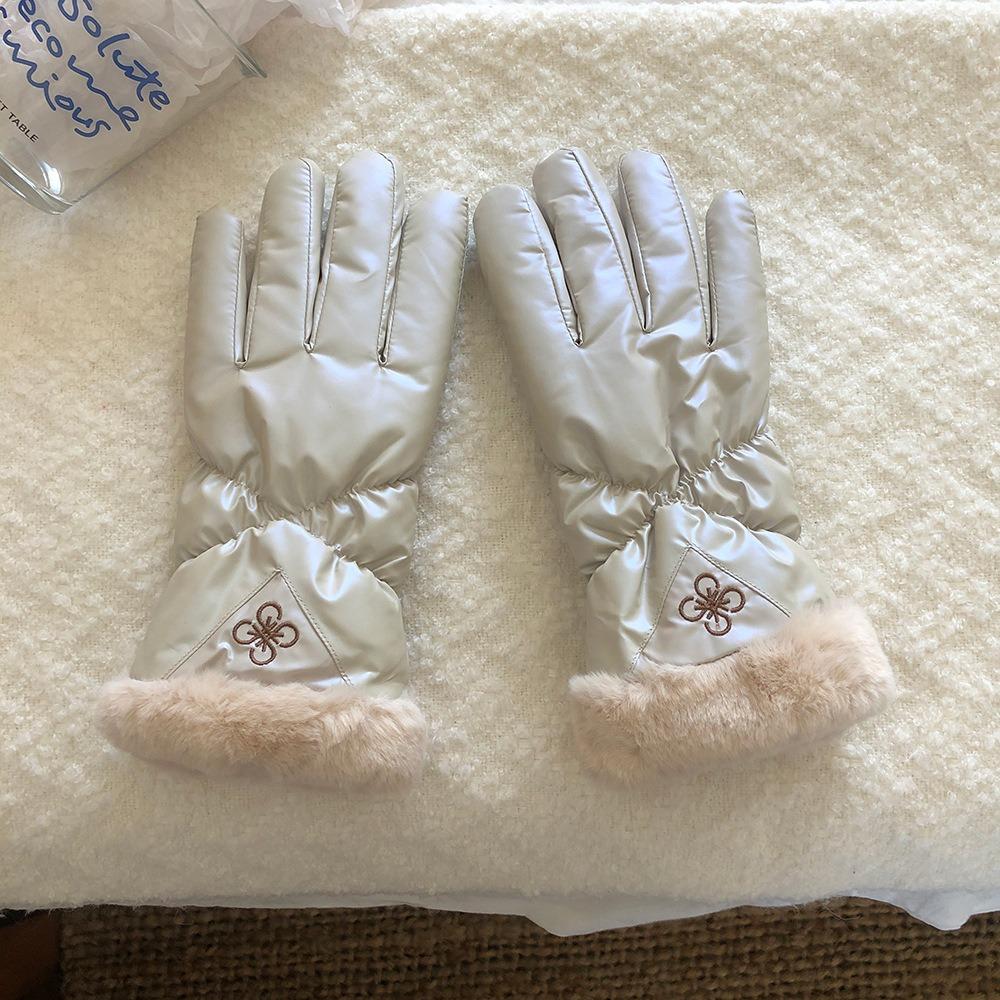 Thickened Winter Mittens  Snow Motorcycle Gloves Cute Women Ski Gloves  Snow