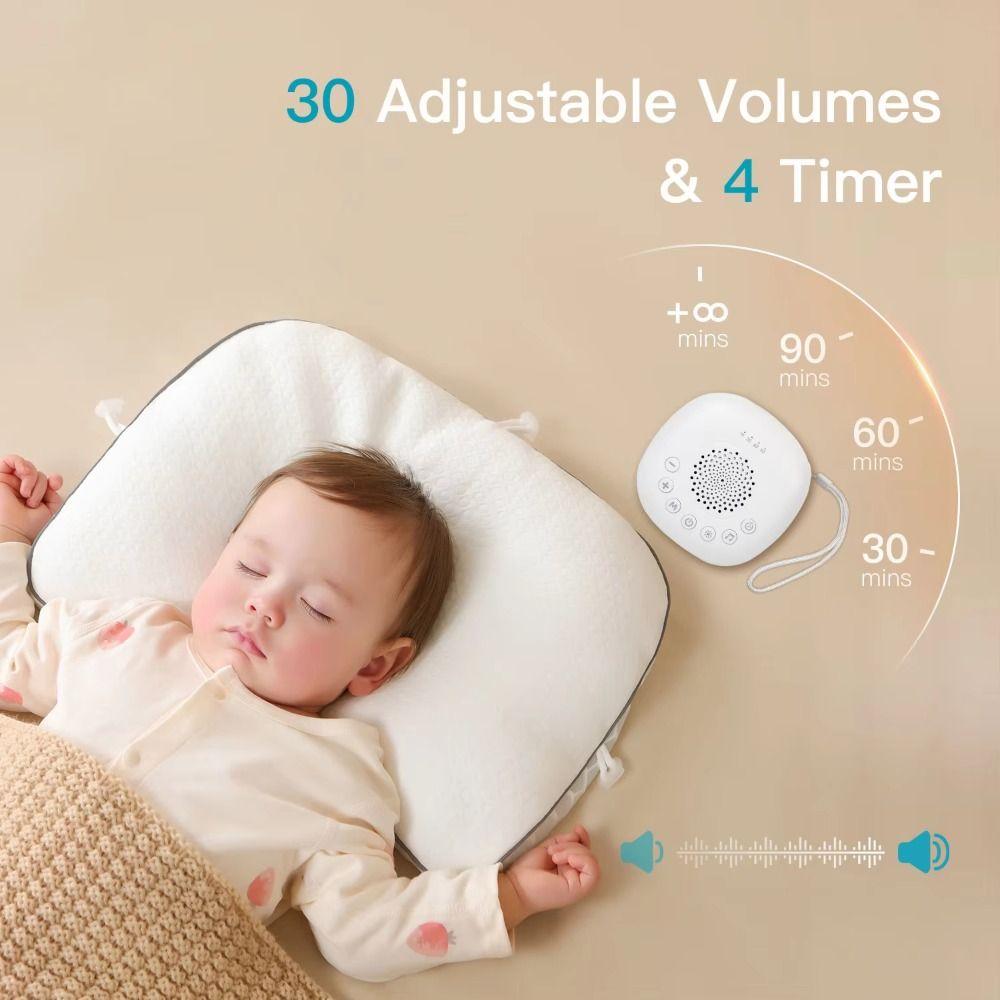 Timed Shutdown Baby Sleep Machine Volume Adjustable Soothing Sounds Machine  Relaxation