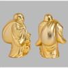 Bolsa de pano dos sete deuses da sorte, estátua original budista Hideun Makita, ornamento de cobre Takaoka (Banhado a ouro/ouro 24K) Escultor
