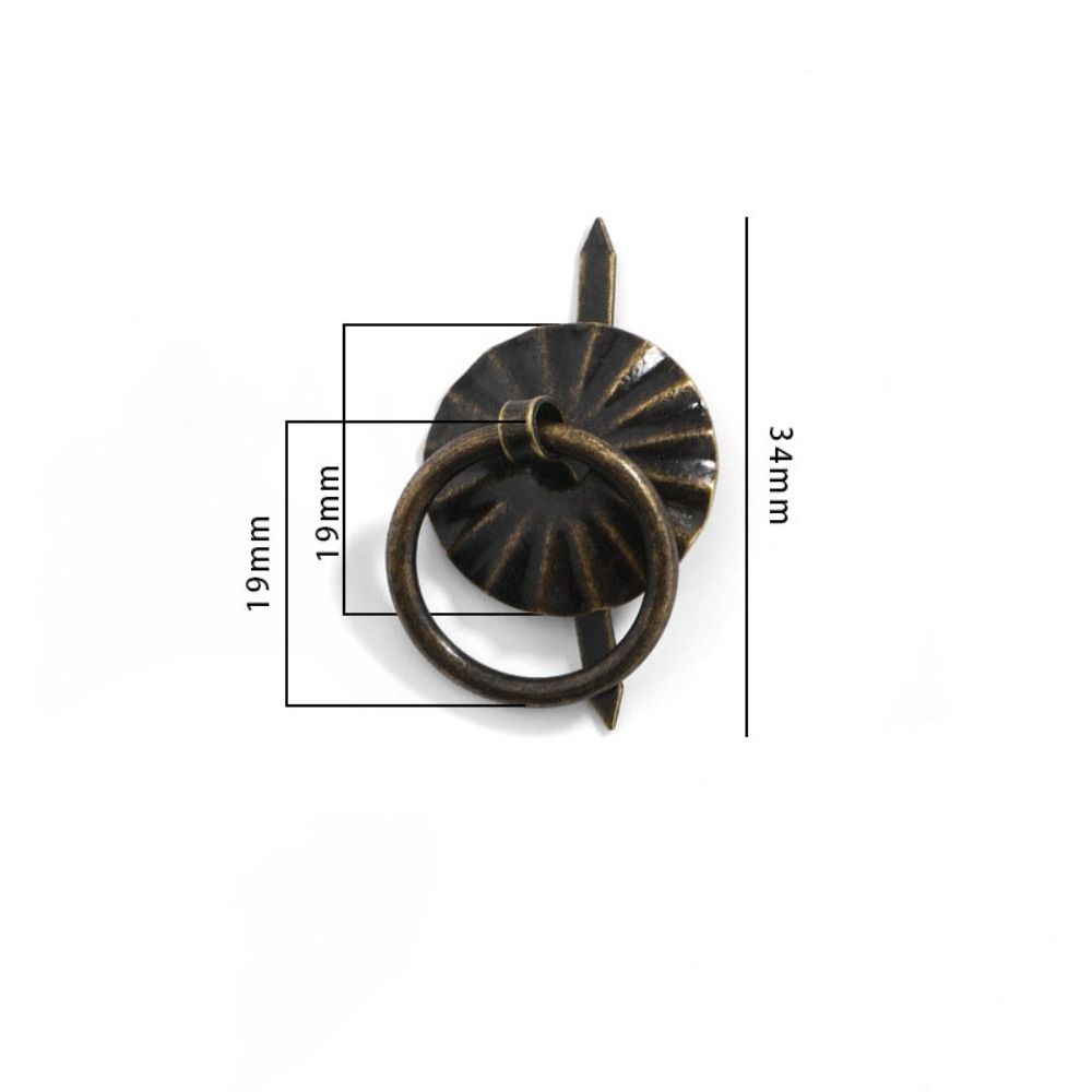 Haplopore Vintage Zinc Zinc Alloy Door Handles Iron Door Knobs Retro Black  Tea Set