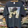T-shirt unisexe noir à manches courtes style vintage Pat Benatar tournée rock