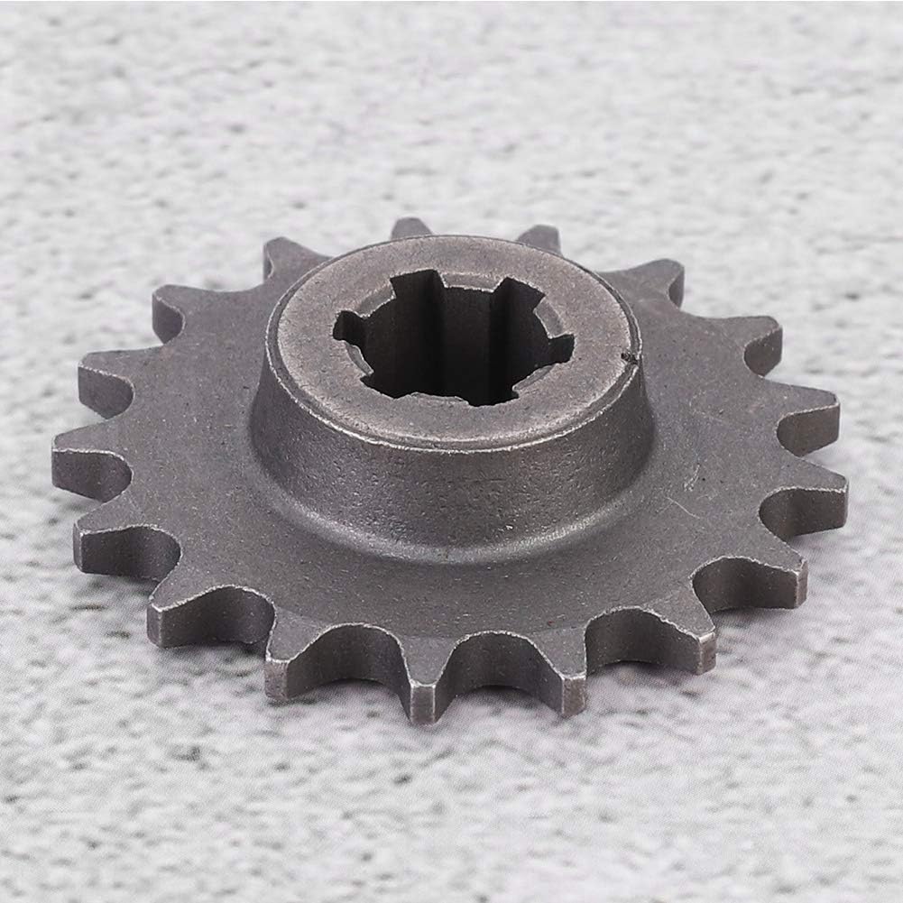 for t8f front sprocket Sprocket, Metal Sprocket Fits for 2 Stroke ATV Quad Dirt Pocket Mini Motorcycle(17 Teeth)