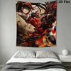 Kurumi Tokisaki Wall Tapestry Aesthetic Wall Hanging Printed Fabric Blanket Decorative Tapestries for Bedroom Living Room Home Decor