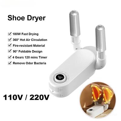 110V/220V Electric Shoe Dryers Portable Shoes Dryer Boots Warmer Foldable Timer Shoe Deodorizer Drying Machine Home Appliances -