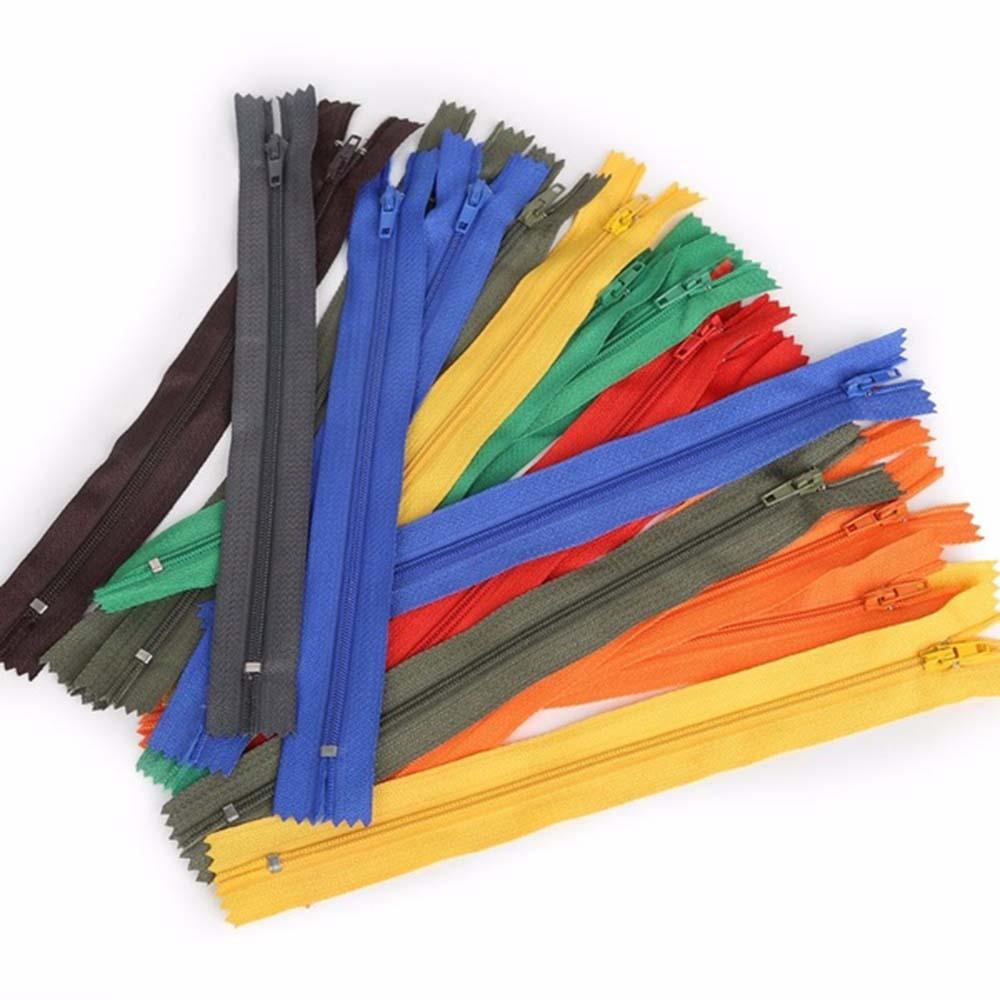 10Pcs/lot Colorful Trousers Clothing Sewing Handcraft Tailor Nylon Zippers