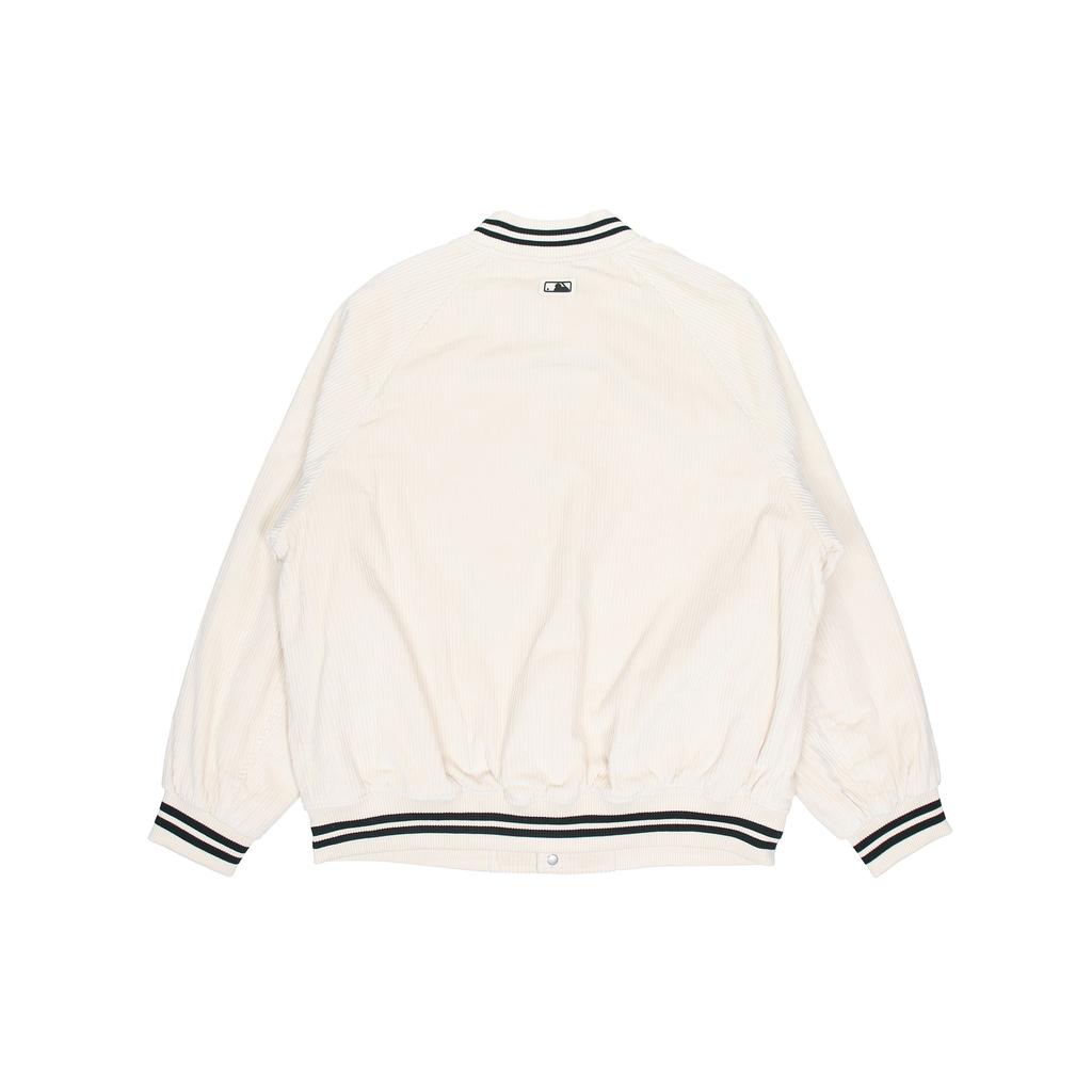 New MLB Baseball Jacket Unisex Cream 3AJP02016-50CRS