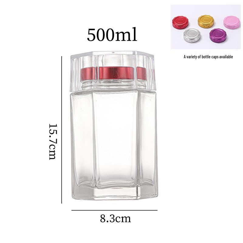 Food-Grade Glass Honey Dispenser Jar